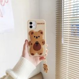 Bow little bear case for iphone14 carton protective cover