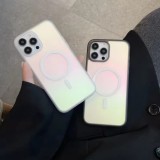 Skin-sensitive colorful glitter magnetic shell mobile phone case is suitable for iphone 15promax