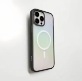 Skin-sensitive colorful glitter magnetic shell mobile phone case is suitable for iphone 15promax
