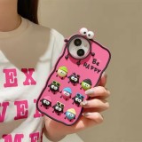 Cute Cartoon cellphone Case For iPhone Soft TPU Shockproof Back Cover
