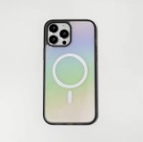 Skin-sensitive colorful glitter magnetic shell mobile phone case is suitable for iphone 15promax
