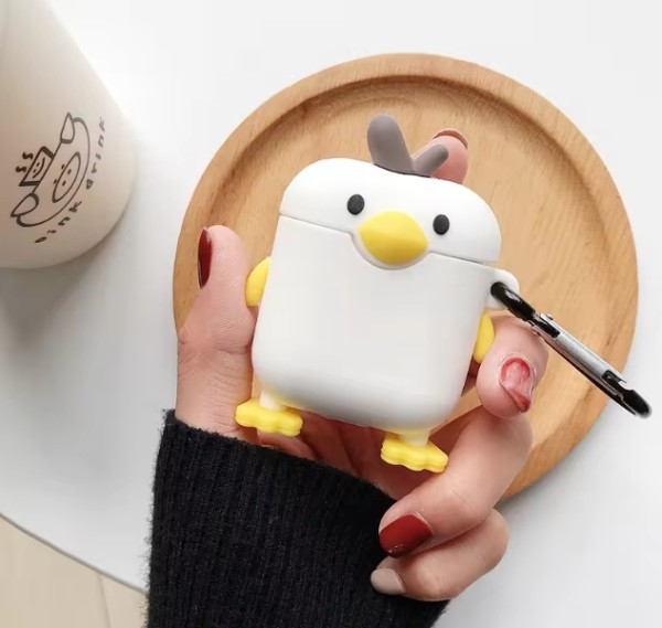 For AirPod Case Cute 3D Cartoon Pattern Earphone Case For Airpods 1 2 Silicone animal Cover for airpod Pro Cases