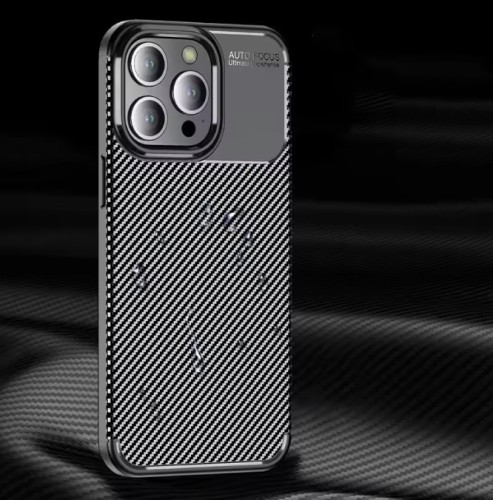 Suitable for iphone15 mobile phone case 14lus beetle carbon fiber tpu soft shell apple 15promax mobile phone case