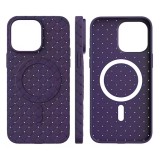 Heat dissipation magnetic woven pattern TPU Mobile Cell Cute Phone Case for iPhone 14 MAX