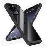 Mobile phone case soft armor luxury solid color foreign trade pc soft edge for 15promax mobile phone case