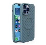 Heat dissipation magnetic woven pattern TPU Mobile Cell Cute Phone Case for iPhone 14 MAX