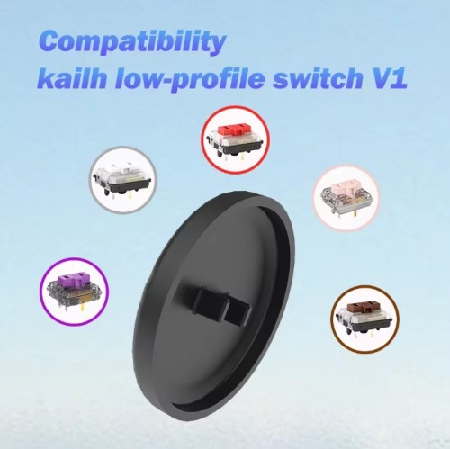 Duelpad Non-Slip Mini HitBox Arcade Fighting Grip Switch Epig Button Cover Hitbox with Kailh Choc Low-profile Switch V1