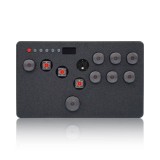 Mini Hitbox RGB Buttons Flatbox Arcade Fight Stick For KailhSwitch Arcade Stick Controller GP2040-CE For PC PS3 PS4 Switch
