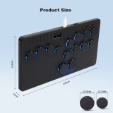 Flatbox Ultra Hitbox Arcade Stick For P5 Mini hitbox Game Fight Stick Gamepad For PC/P4/P3/Switch