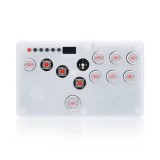 Mini Hitbox RGB Buttons Flatbox Arcade Fight Stick For KailhSwitch Arcade Stick Controller GP2040-CE For PC PS3 PS4 Switch