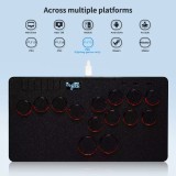 Flatbox Ultra Hitbox Arcade Stick For P5 Mini hitbox Game Fight Stick Gamepad For PC/P4/P3/Switch