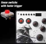  C12 Arcade Joystick Leverless Controller Hitbox For PC Fighting Stick Keyboard For PS4/PS3/Switch/Steam Game Accessories