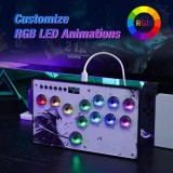  C12 Arcade Joystick Leverless Controller Hitbox For PC Fighting Stick Keyboard For PS4/PS3/Switch/Steam Game Accessories