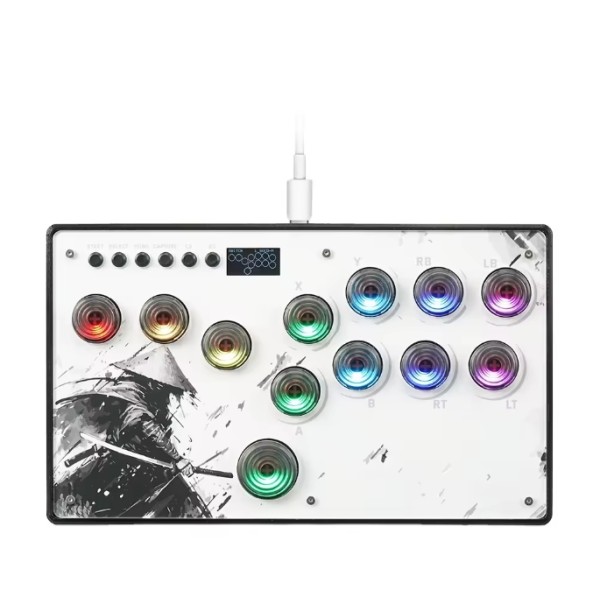  C12 Arcade Joystick Leverless Controller Hitbox For PC Fighting Stick Keyboard For PS4/PS3/Switch/Steam Game Accessories