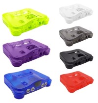 Multi-Color ABS Translucent Replacement Shell Retro Game Console Case for n64 Console