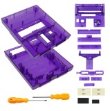 Red Replacement shell Transparent snes console shell carcasa SNES case for Super NES SNES