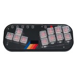 Mini Hitbox Flatbox WASD SOCD Fighting Stick SallyBox LED Light Controller Game Controller for PC/PS3/PS4/Switch