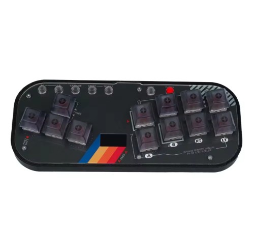 Mini Hitbox Flatbox WASD SOCD Fighting Stick SallyBox LED Light Controller Game Controller for PC/PS3/PS4/Switch