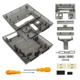 Red Replacement shell Transparent snes console shell carcasa SNES case for Super NES SNES