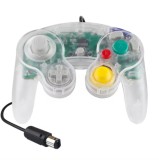 Game Console Joystick Gamepad Transparent Shell Transparent White For gamecube Games Console
