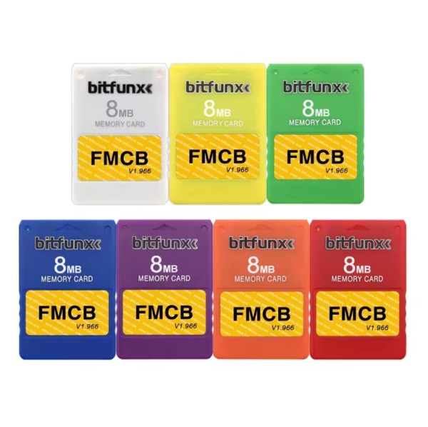 For PS2 FMCB V1.966 Free Mcboot Memory Card for PS2 SONY Playstation2 8MB with OPL GSM software