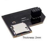SD2SP2 PRO TF SD Card Reader Adapter Compatible Gamecube NGC NTSC Serial Port 2- Gold HQ ENIG Surface