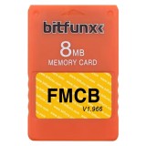For PS2 FMCB V1.966 Free Mcboot Memory Card for PS2 SONY Playstation2 8MB with OPL GSM software