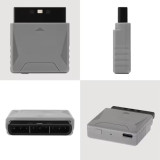 Mini Blueretro controller adapter for ps1 PS One PS2 Compatible with 8bitdo PS4 PS5 Xbox Series X Wireless Controller
