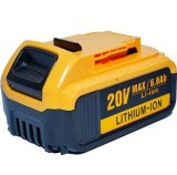 20V 6.0Ah DCB200 Lithium Ion Max 20V Replacement Battery For De walt