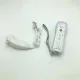 OEM controller Remote Built in Motion Plus and Nunchuck with silicone case and strap for N Wii