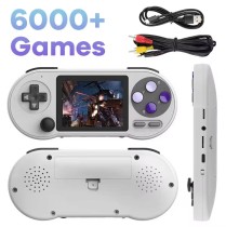 3-Inch IPS Built-in 6000 Retro Games Portable Handheld Game Console SF2000