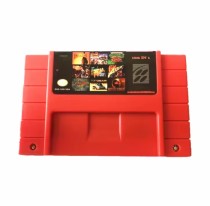 USA/NTSC version Red Shell Super 100 in 1 16 bit game cartridge multicard for SNES