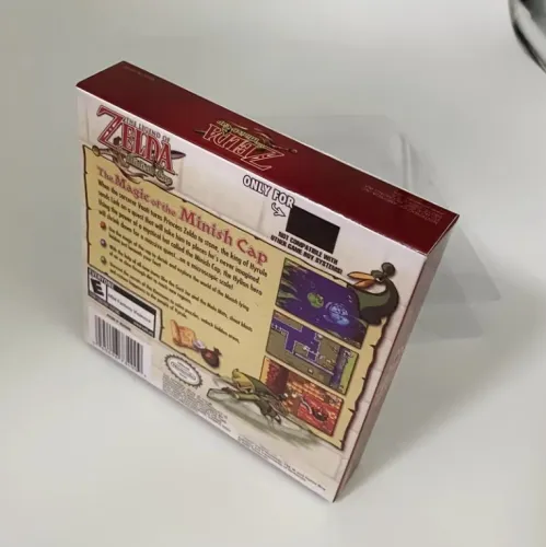 USA and EUR version Multi Language The Zeld The Mini sh Game Cartridge With Box for GBA