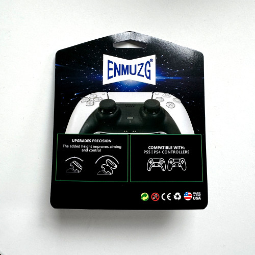 Copy high quality game controller thumb sticks with Frosted transparent base for Playstation PS5 PS4 controller