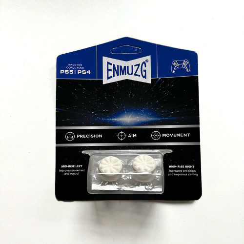 Copy high quality game controller thumb sticks with Frosted transparent base for Playstation PS5 PS4 controller