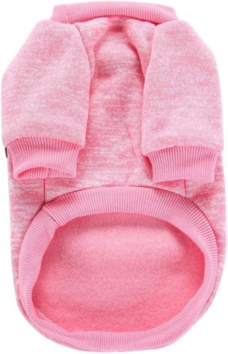 LAGEFEFE Clothing for animals Dog Clothes Dogs Sweater Soft Puppies Clothing Winter Puppy Sweaters Warm Outfit for Dogs Small XXS XS Cat Apparel (Pink)