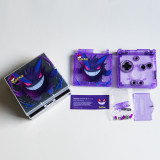 Premium Gengar Design Replacement Shell and Custom Box for Game Boy Advance SP UV Print