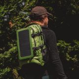 LAGEFEFE Rucksacks formountaineers - Mountaineer Solar Backpack - Rugged 40L Outdoor Backpack with Flexible and Detachable 6.5W Solar Panel for Charging