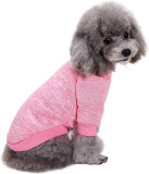 LAGEFEFE Clothing for animals Dog Clothes Dogs Sweater Soft Puppies Clothing Winter Puppy Sweaters Warm Outfit for Dogs Small XXS XS Cat Apparel (Pink)