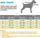 LAGEFEFE No Pull Dog Harness Adjustable Reflective Oxford Easy Control Medium Large Dog Harness with A Free Heavy Duty 5ft Dog Leash restraining straps