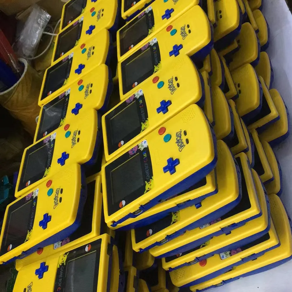 IPS MOD Original GameBoy Color Game Console Reshelled with Replacement Shell