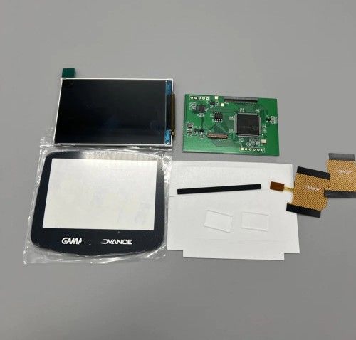 IPS Full Laminated Screen Kit for Nintendo Game Boy Advance - No Soldering, Drop-in Installation