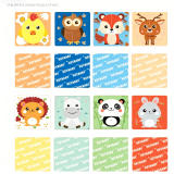 Sidory Animal Find Food Jigsaw Puzzles Board Shape Matching DIY Blocks Educational Learning 3D Puzzle accessories therefor Toys  for Kids Boys & Girls