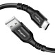 Fasgear USB to Type C Charging Cable, Nylon Braided, USB 2.0