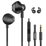 Fasgear FG-01 Wired Earphones with Microphone & Volume Remote Control, 3.5mm Plug