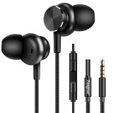 Fasgear FG-02 In-ear Wired Earphones with Microphone & Volume Remote Control, 3.5mm Plug
