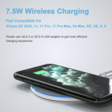 Fasgear 10w Wireless Charger with Type C Cable (No AC Adapter)