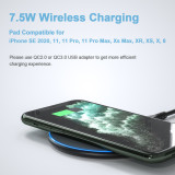 Fasgear 10w Wireless Charger with Type C Cable (No AC Adapter)