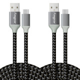 Fasgear 2 Pack 3m/10ft USB A to USB C Cable, Quick Charge, Samsung Fast Charging