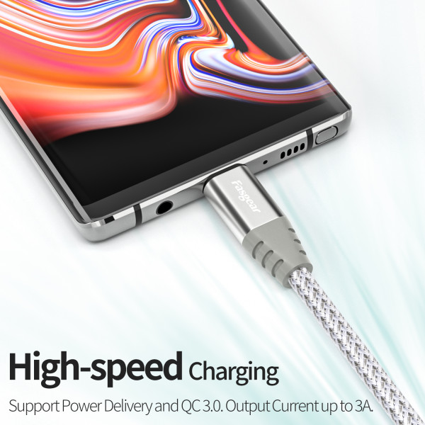 US 9.99 Fasgear USB C 2.0 Extension Cable Compatible for Apple